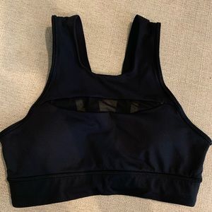 Lululemon Black Bra Top